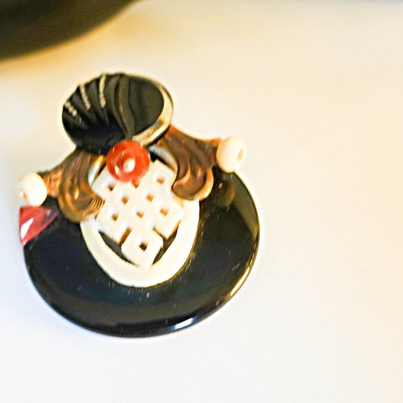 Artisan Assemblage Large Brooch - Picture 1 of 2
